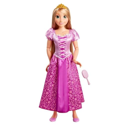 Disney Princess Rapunzel 32' Playdate, My Size Articulated Doll, Comes with Brush to Comb Her Long Golden Locks, Movie Inspired Purple Dress, Removable Shoes & A Tiara