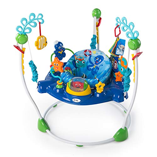 Baby Einstein Neptune's Ocean Discovery Activity Jumper, Ages 6 months +, Multicolored, 32 x 32 x 33.13'