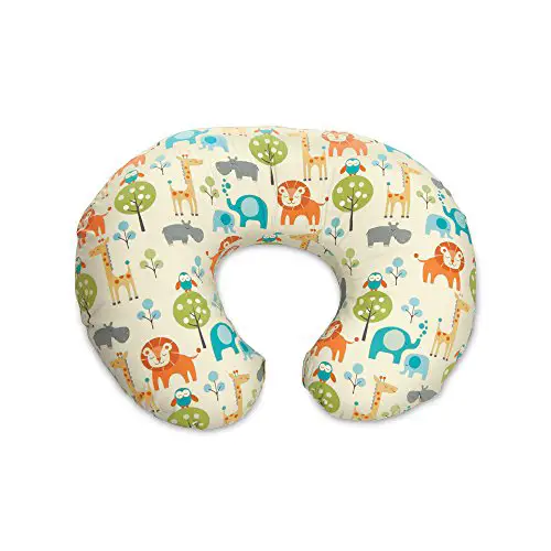 Boppy Original Nursing Pillow and Positioner, Peaceful Jungle, Cotton Blend Fabric with allover fashion