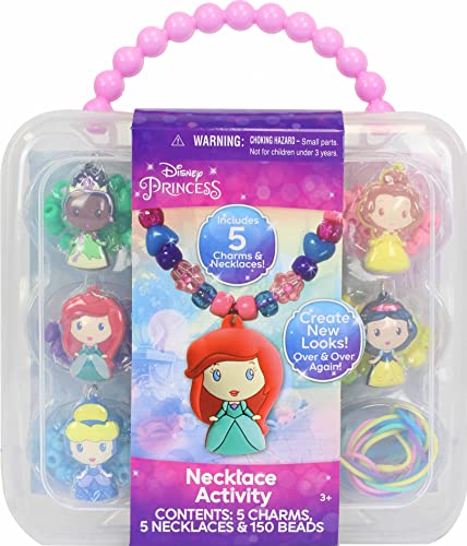 Tara Toys Disney Princess Necklace Activity Set, Create your own jewelry, easy for little hands
