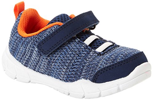 Simple Joys by Carter's Kids Jodynn Knitted Athletic Shoe Sneaker, Navy, 6 US Unisex Toddler