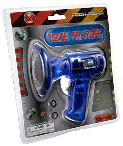 Toysmith Tech Gear Multi Voice Changer with 10 different Voice Modifiers, Fun Toy or Gift for all Ages