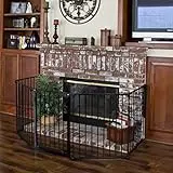 Best Choice Products Baby Safety Fence Hearth Gate BBQ Fire Gate Fireplace Metal Plastic