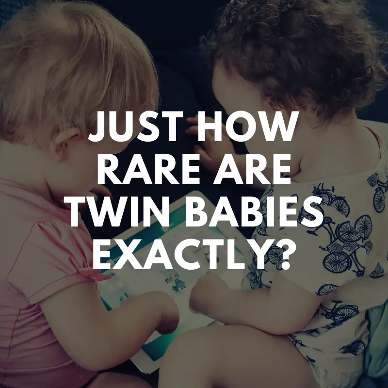 how rare are twin babies